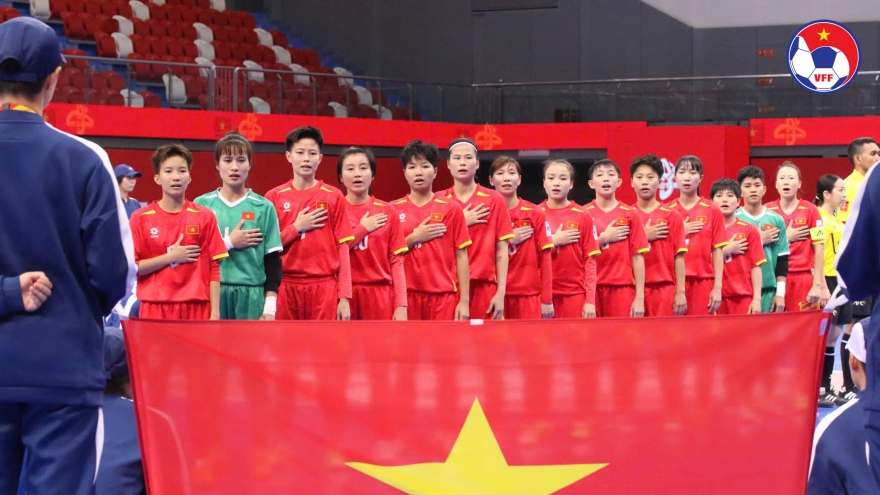 ĐT futsal nữ Việt Nam thắng đậm trong ngày ra quân giải châu Á